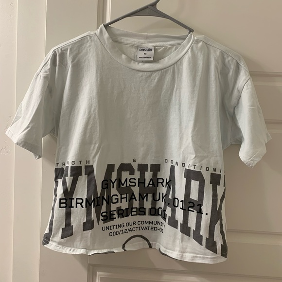 Gymshark Collegiate Midi Graphic Cropped T Shirt XS - Picture 5 of 9
